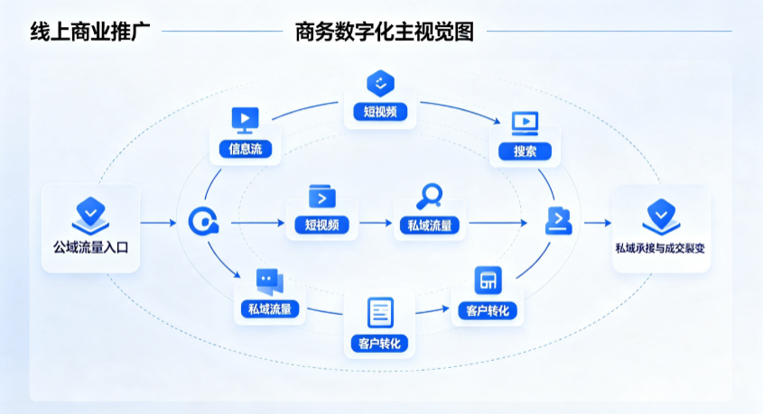 东市区线上商业推广怎么做？全域流量闭环搭建与低成本转化实战指南